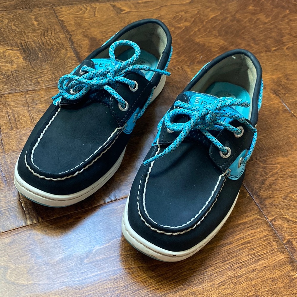 Sperry | blue boat shoe | topsider bluefish mesh
